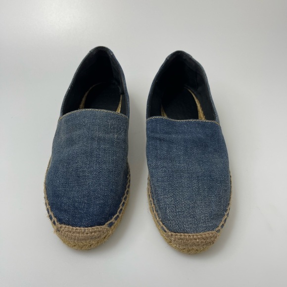 Saint Laurent Denim Espadrilles Womens EU 38.5/US 8.5 $525. Lightly Used. - Picture 2 of 8